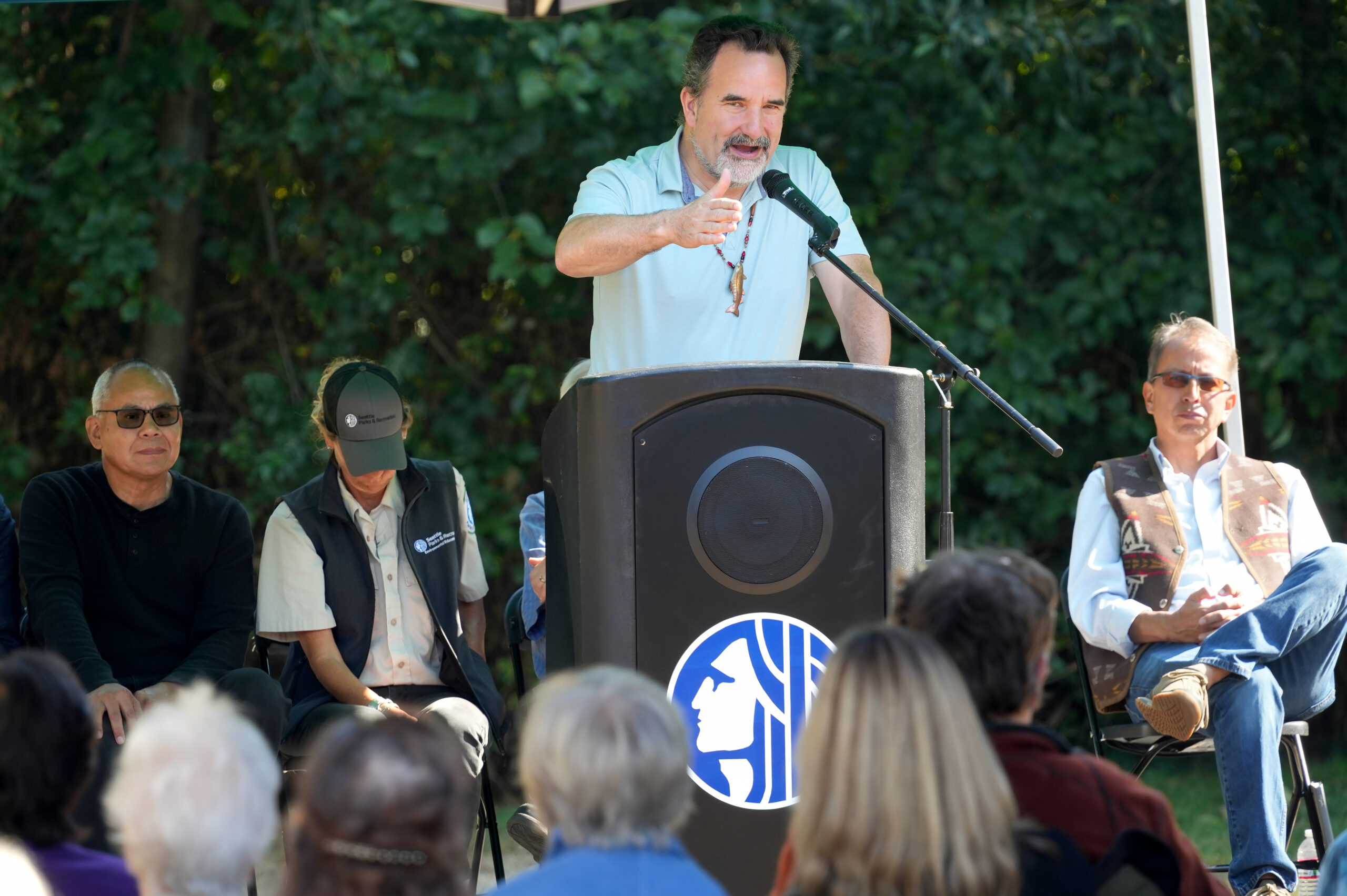 50th Anniversay Of Discovery Park 10 Leonard Forsman Chairman Of Suquamish Tribe Md406513