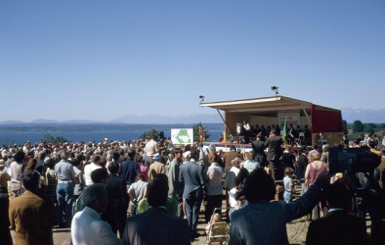 1974 Discovery Park Dedication Ceremony.